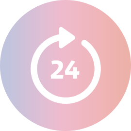 24時間対応のサポート体制